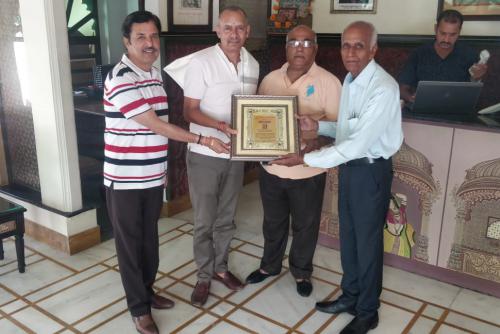 Hotel Association honoring Shri Ajay Singh Ji